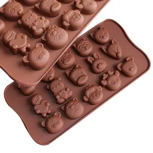 Neueste Oem Odm Custom ized Design Weiche 3D-Schokoladenform Kuchen form Silikon formen