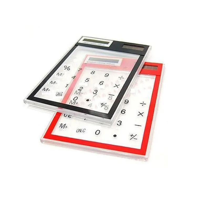 Hoge Kwaliteit Mini Slim Card Solar Power Pocket Calculator Groothandel Prijs