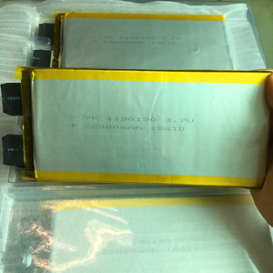 แบตเตอรี่ลิเธียมไอออนโพลิเมอร์แบบแท่งปริซึม ความจุ 22000 มิลลิแอมป์ชั่วโมง แรงดัน 3.7 โวลต์ อัตราการคายประจุสูง 1190190 25C ชาร์จซ้ำได้ - Product Image 6
