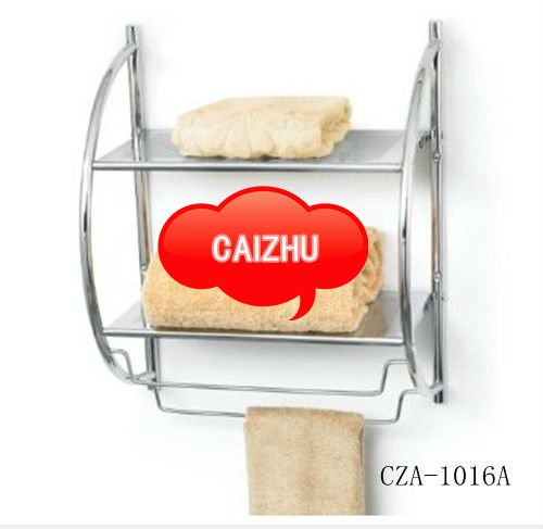 wall mounted towel shelf