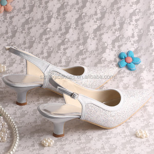 Silver Glitter Scarpe <span class=keywords><strong>Tacco</strong></span> <span class=keywords><strong>Basso</strong></span> <span class=keywords><strong>Sandali</strong></span> - Product Image 4