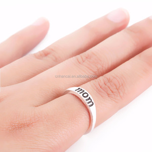 Vintage Argento Placcato L'anello Del Cuore Corona Disinteressato <span class=keywords><strong>Mamma</strong></span> Papà Anelli per le Donne Degli Uomini Sereno CZ In Argento Placcato di Modo <span class=keywords><strong>della</strong></span> Madre giorno <span class=keywords><strong>Gioielli</strong></span> - Product Image 3