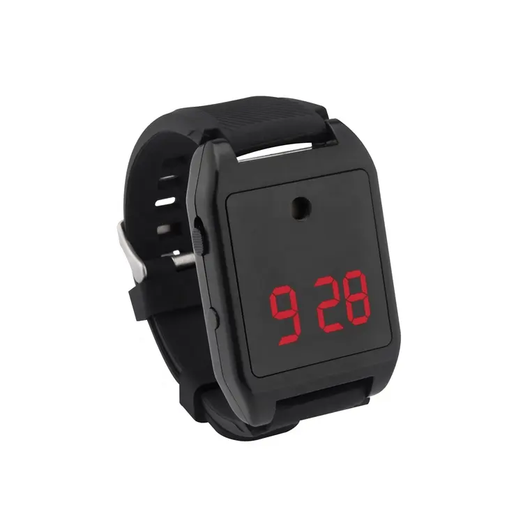 Pulseira de relógio recarregável com alarme pessoal, faixa de pulso com temporizador patenteado, HE-PL802