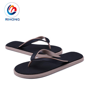 Promotion, tongs élégantes en caoutchouc blanc 100% pour hommes, pantoufles personnalisées - Product Image 2