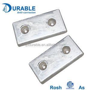 <span class=keywords><strong>Cathodic</strong></span> ป้องกันเรือแอโนดเสียสละขั้วบวกสังกะสีสำหรับเรือในทะเลและน้ำเกลือ - Product Image 4