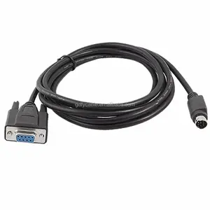 RS232 DB9P Mini Din 8P PLC Cable para Proface GPW-CB02