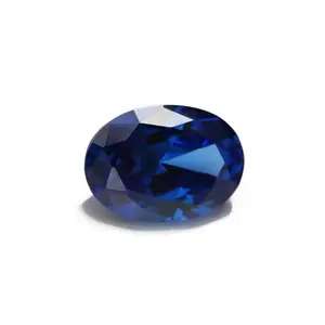 Процветающие драгоценные камни свободные CZ драгоценные камни фианит синий сапфир драгоценный камень