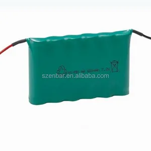 Batería recargable nimh para taladro inalámbrico, 7,2 V, 600mAh