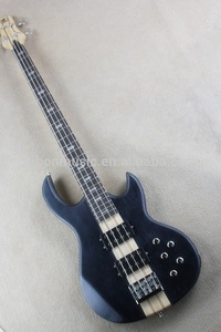 Weifang rebon 5 corda al collo attraverso il corpo basso elettrico <span class=keywords><strong>chitarra</strong></span> in raso nero finitura colore - Product Image 2