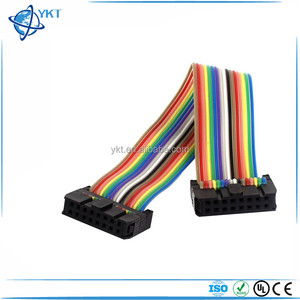 كابل شريط مسطح من 2 صف 14Pin/سلك من الإناث إلى الإناث IDC - Product Image 3
