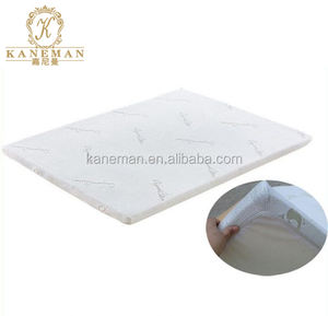 Cubrecolchón de Espuma Viscoelástica con Gel OEKO-TEX STANDARD de 3 Pulgadas, Tela de Bambú, Tamaño Queen, Enrollado en Caja de Cartón - Product Image 1