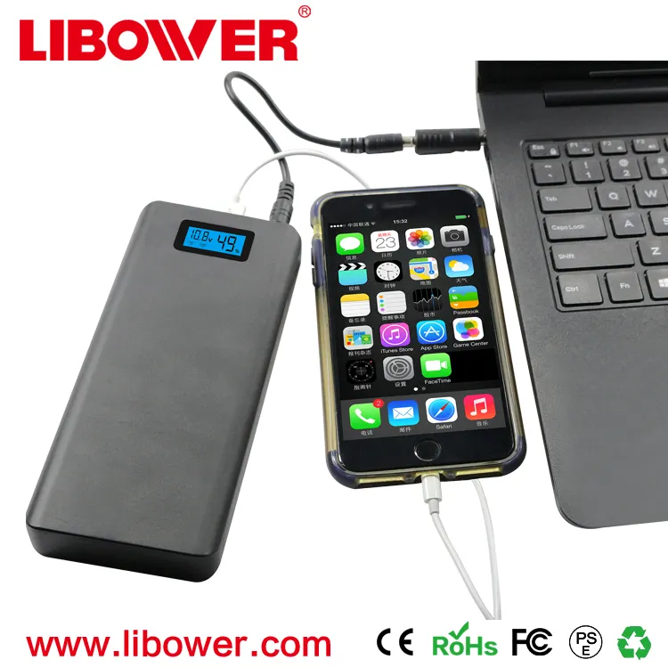 Libower-Fundas de batería de repuesto para portátil, usb, externa, para macbook pro/air notebook, tablet pc