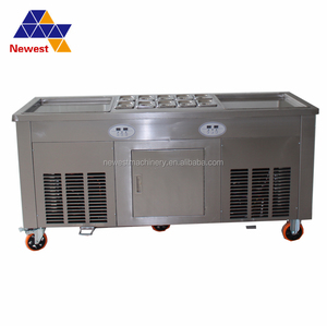 Ice cream cone wafer làm máy, duy nhất pan cán chiên máy máy làm kem giá, pan fry ice cream rolls máy - Product Image 1