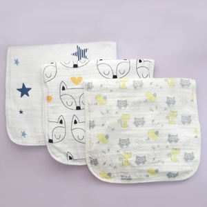 Asciugamano da bagno per bambini con Logo personalizzato <span class=keywords><strong>in</strong></span> cotone 100% <span class=keywords><strong>mussola</strong></span> ad asciugatura rapida asciugamano da bagno quadrato stampato per la casa tessuto semplice - Product Image 3