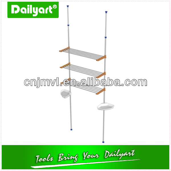 2013 горячие высокое- металлический наконечник ванной шампунь стойки