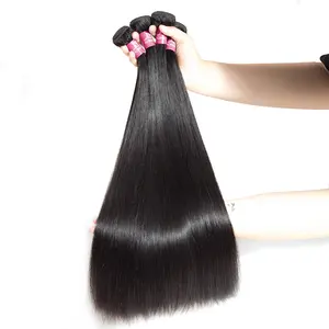 Hot Sale Royce Brand Straight Remy Human Hair Weft Super Double Drawn Virgin Hair