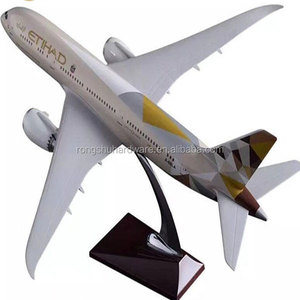 Alta Qualidade 43CM Resina Artesanal B787 Passageiro Planador Planos De Carga Modelos Modelo De Resina Com Impressão Logotipo Do Cliente - Product Image 3