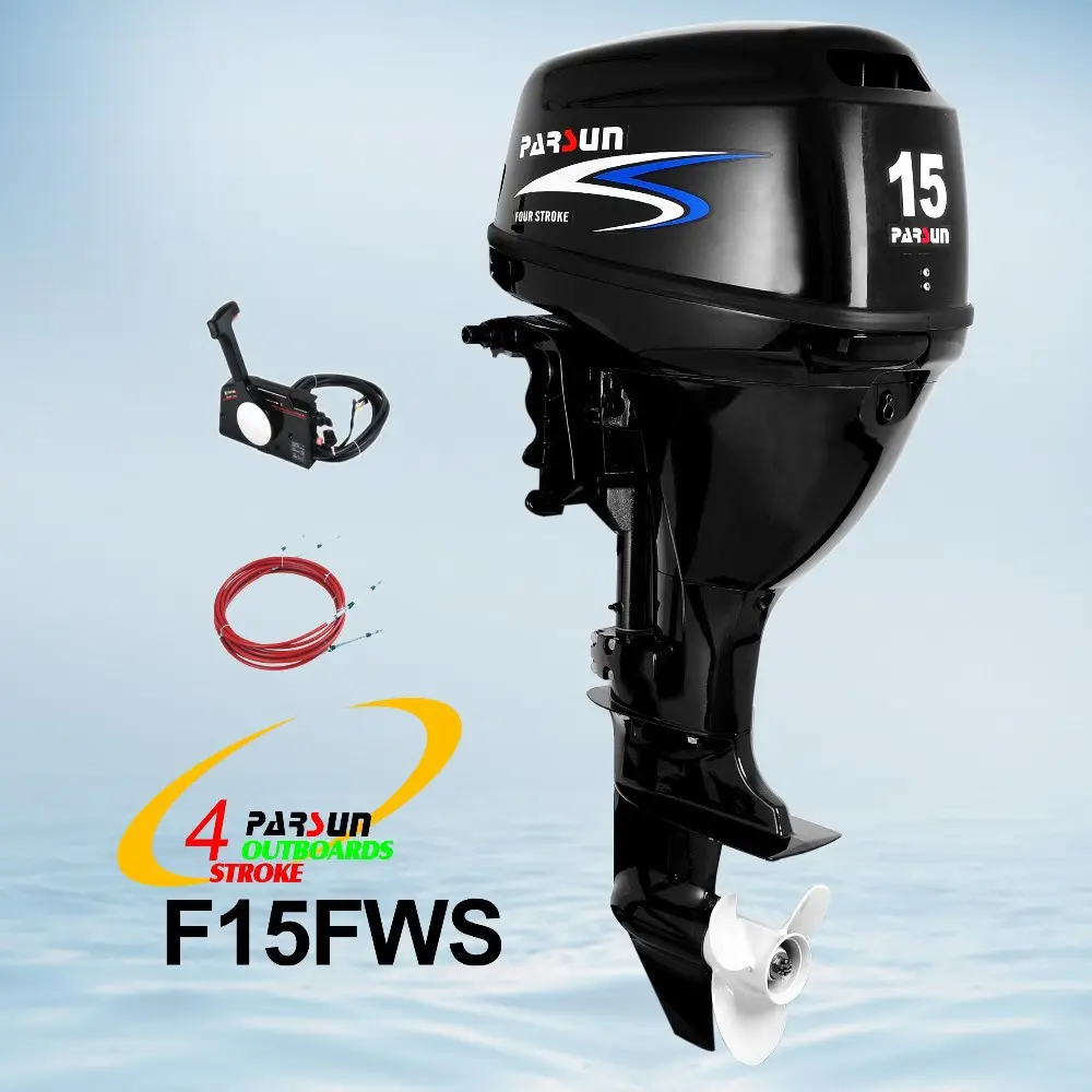 15hp 4 tiempos motor fuera de borda/control Remoto/arranque eléctrico/eje corto/F15FWS/PARSUN