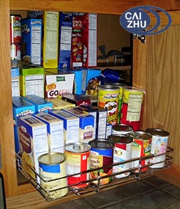 Giỏ Ngăn Kéo Tủ Bếp Bằng Dây Kim Loại Có Thể Mở Rộng Giỏ Kéo Ra Nhà Bếp Giỏ Dây Ngăn Kéo - Product Image 4