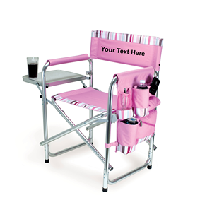 كرسي مدير محمول قابل للطي مع كراسي مدير قماشية بمسند رأس - Product Image 2