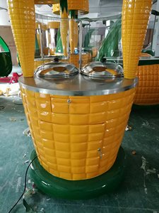 Carrito de Maíz Móvil para Mercado, Diseño de Puesto de Exhibición Rápido en China, Stand de Maíz de Fibra de Vidrio - Product Image 5
