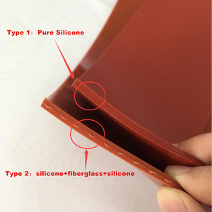 1.2mm Thickness Customized Size Red <strong>Silicone</strong> <strong>Rolls</strong> Soft Heat Resistant Coated Fiberglass <strong>Silicone</strong> <strong>Rubber</strong> Sheet