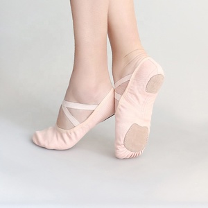 7000072 <span class=keywords><strong>Scarpe</strong></span> da Danza Pieghevoli Monouso <span class=keywords><strong>Rosa</strong></span> Ballet all'Ingrosso OEM Economiche <span class=keywords><strong>Scarpe</strong></span> da Danza in Tela Elasticizzata per Ragazze e Donne - Product Image 3
