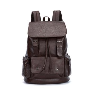 Achetez des sacs à dos en cuir de luxe pour hommes, de marque personnalisée, pour <span class=keywords><strong>ordinateur</strong></span> <span class=keywords><strong>portable</strong></span>, collège - Product Image 2