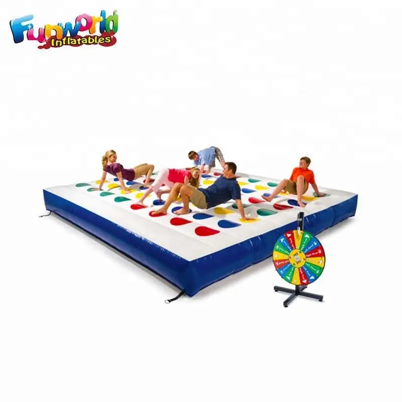 Interattivo gonfiabile twister gioco di fabbrica su misura gonfiabile twister per la vendita