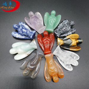 2026 <span class=keywords><strong>pierre</strong></span> semi-précieuse artisanat en gros sculpté <span class=keywords><strong>pierre</strong></span> précieuse Quartz Rose <span class=keywords><strong>3</strong></span> pouces anges cristaux pierres de guérison cristaux de guérison - Product Image 5
