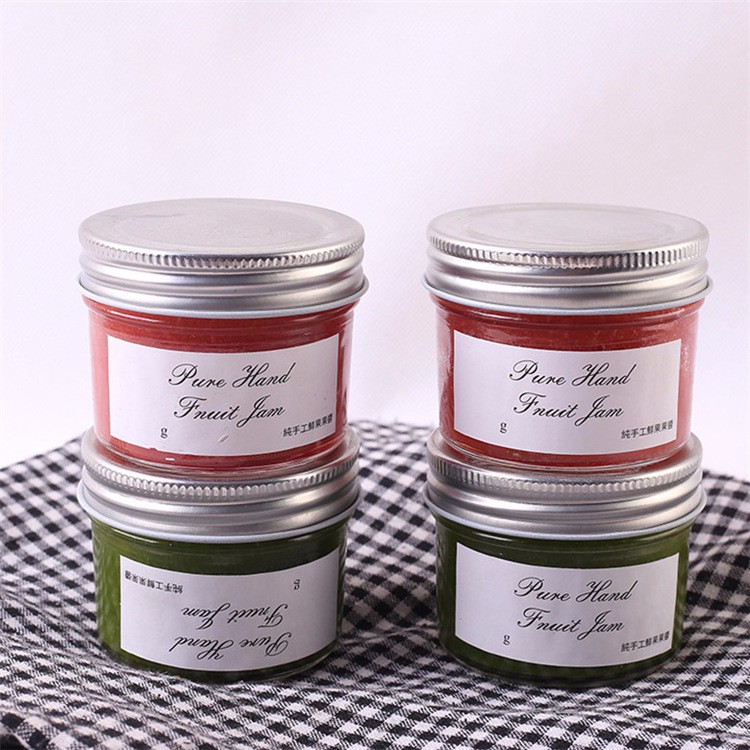 200ml High quality hexagon glass honey jar / glass storage jar for jam