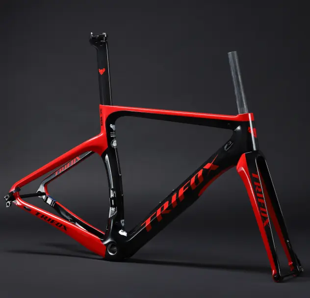 2021 Trifox telaio della bici del carbonio NK1K 700C freno a disco thru axle 12 millimetri bicicletta da corsa telaio in carbonio