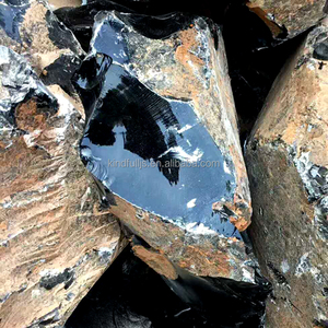 Windfull all'ingrosso naturale roccia grezza di ossidiana pietra ruvida per la creazione di gioielli - Product Image 3