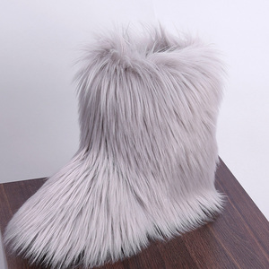 <span class=keywords><strong>Stivali</strong></span> di pelliccia di pecora di agnello mongolo finto colorato invernale all'ingrosso per ragazza - Product Image 1