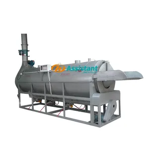 Gas heating continuous type tea fixation machine tea steaming steamer machine DL-6CSTL-Q80