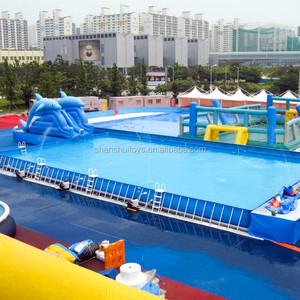 New Design Steel Frame <strong>Swimming</strong> <strong>Pool</strong> for Kids Park ,<strong>rectangular</strong> Metal <strong>Swimming</strong> Water <strong>Pools</strong> for Sale - Product Image 2