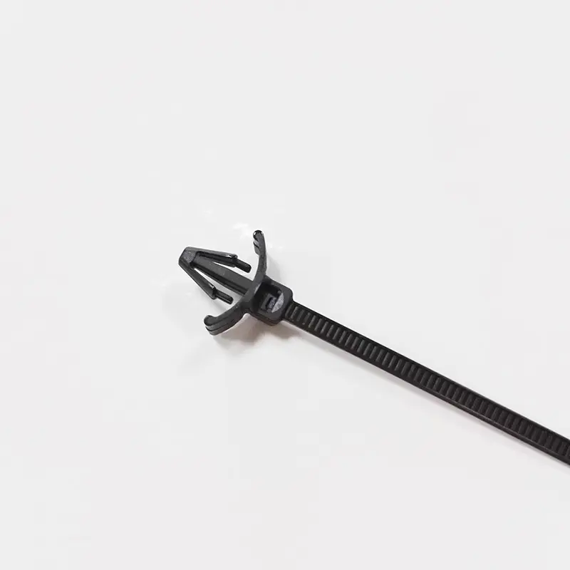 Нейлоновая 66 проводка аксессуары наконечник стрелы пластиковые крылатые вставное отверстие самоблокирующаяся нейлоновая кабельная стяжка
