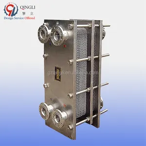 Stainless Steel Plate Type Cooler Heat Exchanger Unit for Water Milk