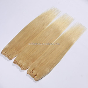 بابا 613 شقراء اللون 100% البرازيلي شعر ريمي مزدوجة لحمة آلة مع سعر تنافسي - Product Image 3