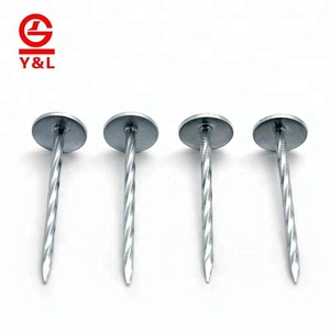 Llano/trenzado galvanizado o Un-galvanizado para techos paraguas de la cabeza <span class=keywords><strong>del</strong></span> clavo - Product Image 5