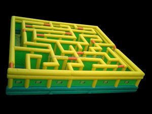 Niños y Adultos juego al aire libre obstáculos inflables laberinto para la venta - Product Image 2