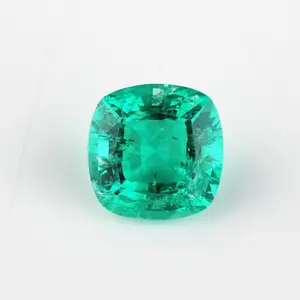 Starsgem <span class=keywords><strong>Colombian</strong></span> Emerald Saleための6 × 6ミリメートル0.85ct Synthetic Gemstone - Product Image 1