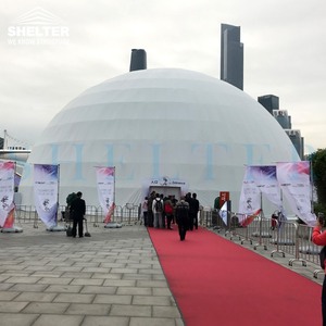 Dômes géodésiques imperméables de 30 mètres de diamètre pour le cinéma, le théâtre, le planétarium, la construction - Product Image 2