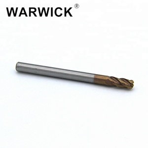 2 flöten 4mm bull ball nase ende mühle cutter für hardensteel - Product Image 1