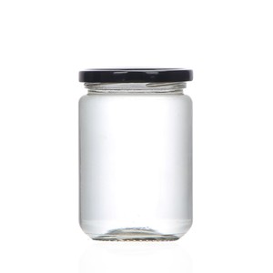 8oz 16oz 24oz Material de vidrio de boca ancha <span class=keywords><strong>termo</strong></span> tarros de alimentos tornillo Metal tapa de vidrio transparente contenedor de alimentos botella de embalaje al por mayor - Product Image 4