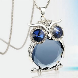 <span class=keywords><strong>Collana</strong></span> di alta qualità alla moda con <span class=keywords><strong>gufo</strong></span> alla moda <span class=keywords><strong>collana</strong></span> di strass in cristallo <span class=keywords><strong>collana</strong></span> da donna - Product Image 4
