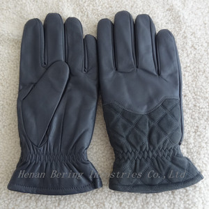 2017 Nueva Colección Hombres de Invierno Guantes de piel de Oveja de Pelo de Piel de Cordero Napa Guantes De Cuero Genuinos - Product Image 2
