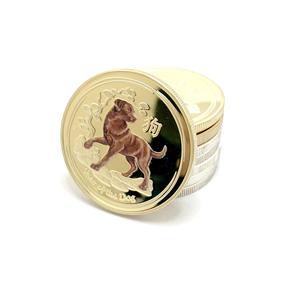 Monedero de Metal con Diseño de Monedas 3D de los <span class=keywords><strong>Signos</strong></span> del Zodiaco Chino, Divertido Contenedor de Monedas con Forma de Perro - Product Image 3