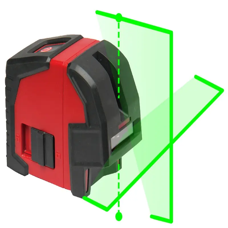 Penjualan Laris Laser Garis Silang Mini Level Hijau HP8211G, Sinar Hijau Meratakan Sendiri Garis Silang Level Laser