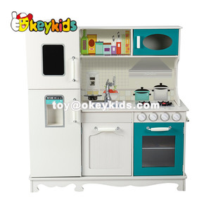 Nouvelles cuisines <span class=keywords><strong>en</strong></span> <span class=keywords><strong>bois</strong></span> factices roses à la mode pour enfants W10C379 - Product Image 6